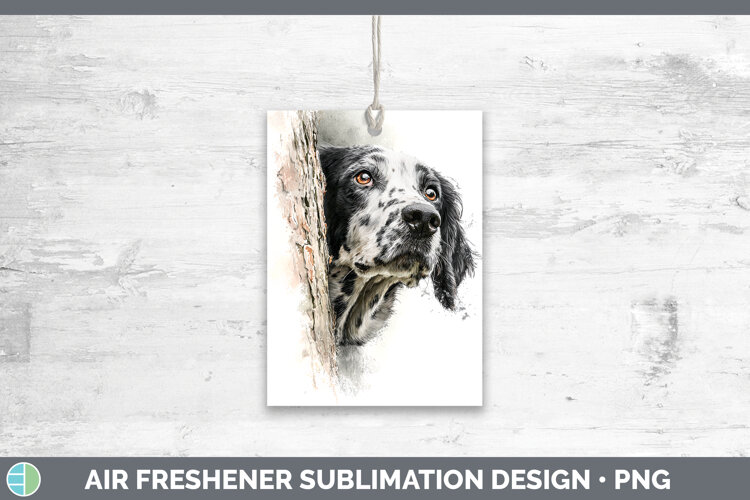 GorgeousDogs 05 Tree Peek Air Freshener design.