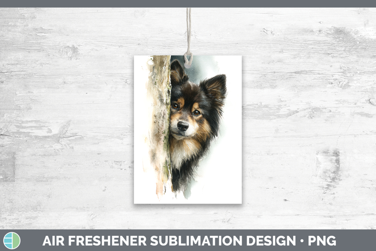 Finnish Lapphund Dogs 05 Tree Peek Air Freshener Sublimation
