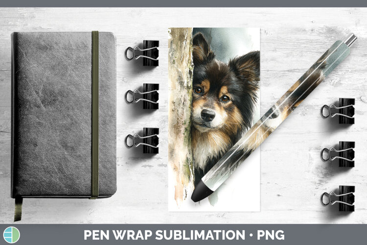 GorgeousDogs 05 Tree Peek Pen Wrap design.