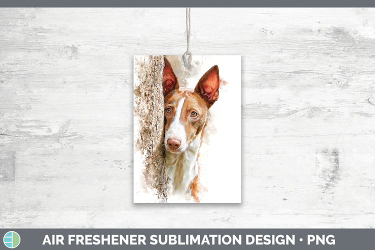 Podenco Canario Dogs 05 Tree Peek Air Freshener Sublimation