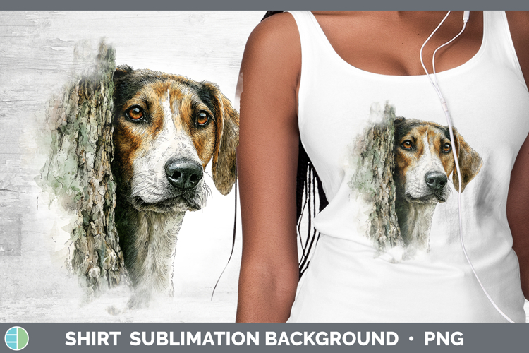 Warren Hound Dogs 05 Tree Peek Shirt Sublimation Design