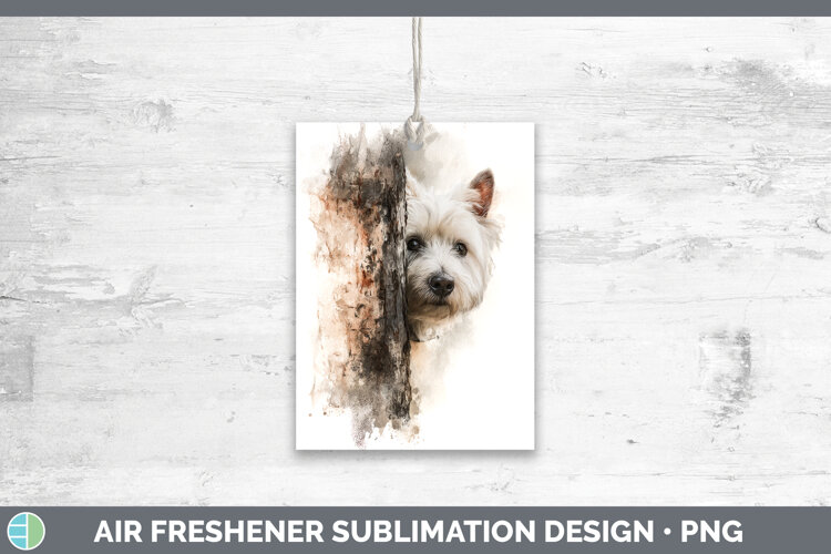 GorgeousDogs 05 Tree Peek Air Freshener design.