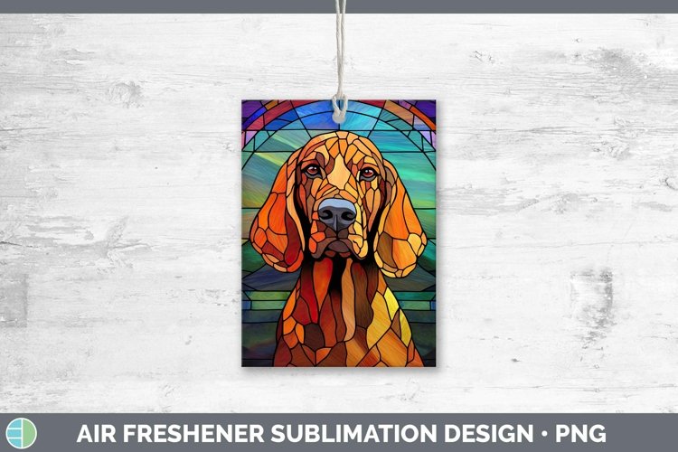 GorgeousDogs Stained Glass Air Freshener design.