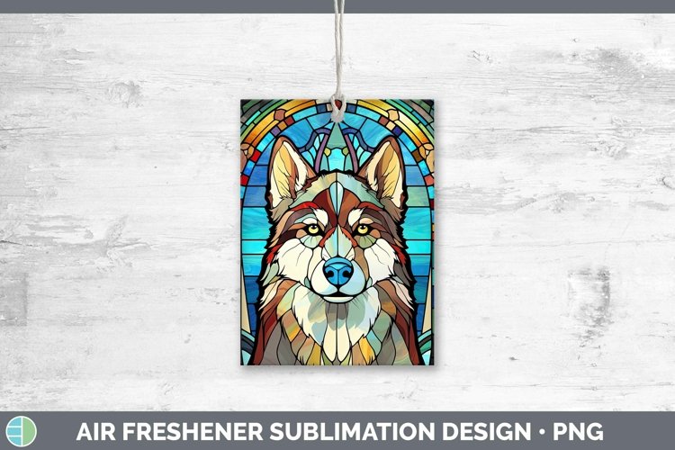 GorgeousDogs Stained Glass Air Freshener design.