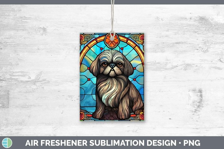 GorgeousDogs Stained Glass Air Freshener design.