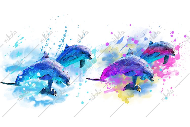 Dolphins Clipart Image 24