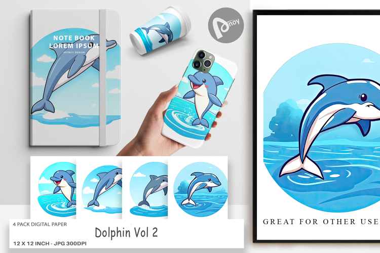 Dolphin Clipart Image 23