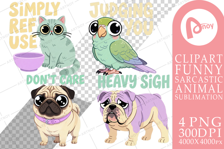 Sarcastic Big-Eye Pets Sublimation
