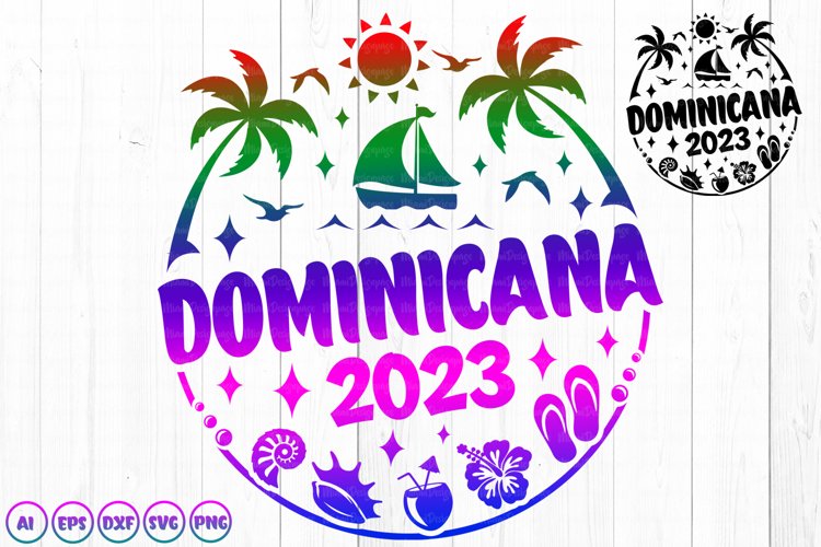 Dominicana Vacation 2023 SVG, Dominican Republic 2023 png