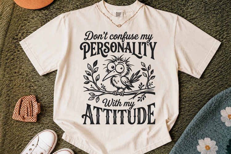 Dont Confuse My Personality with My Attitude SVG, Grumpy