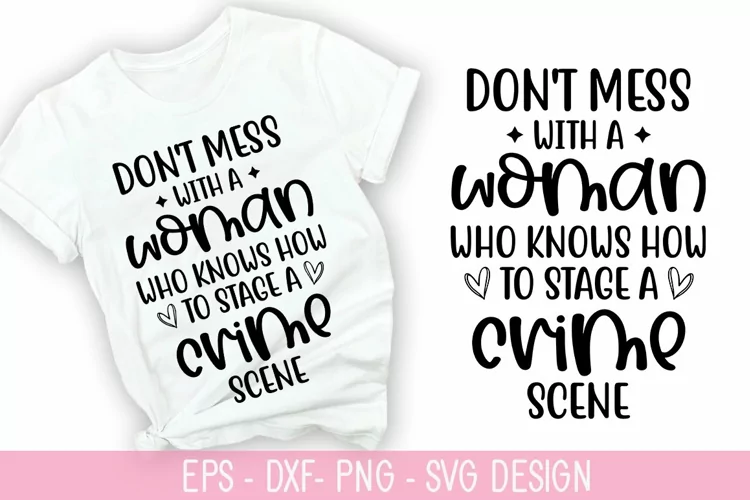 Don't mess with a woman who knows how to SVG - True Crime De