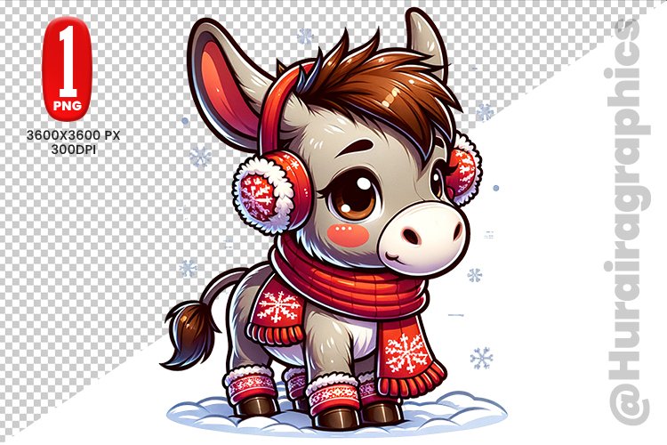 Donkey Clipart Image 22