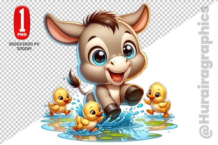 Donkey Clipart Image 21