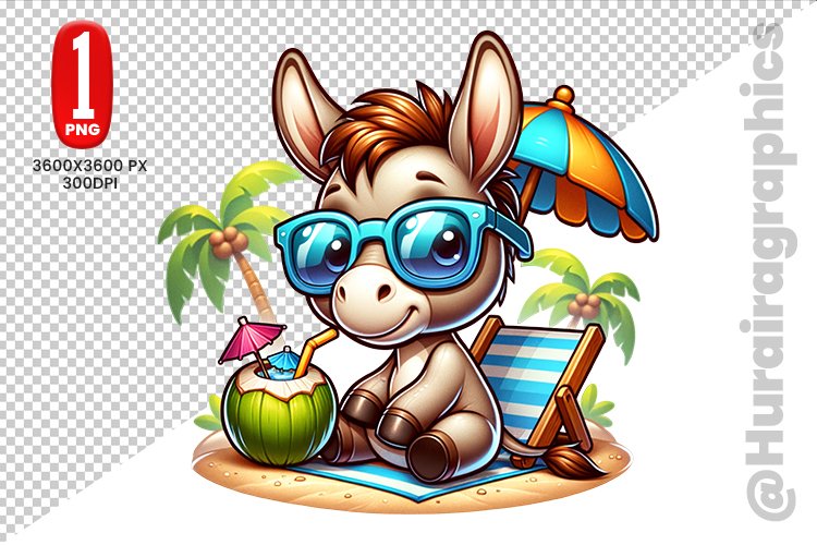 Donkey Clipart Image 3