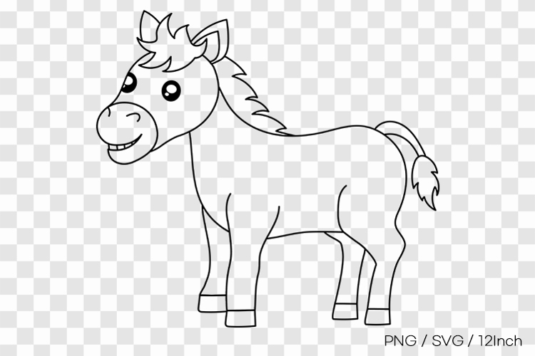 Donkey Clipart Image 11