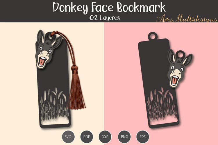 Donkey Face bookmark example image 1