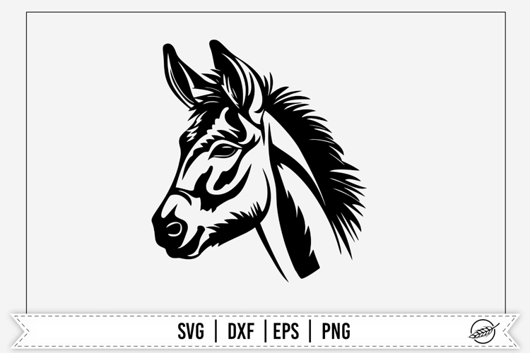 Donkey head svg