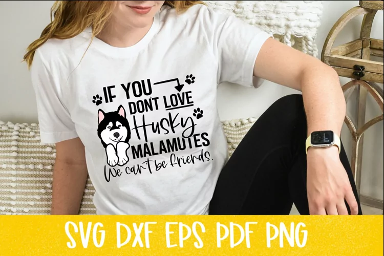 Husky Malamute SVG | Funny Dog Lover SVG