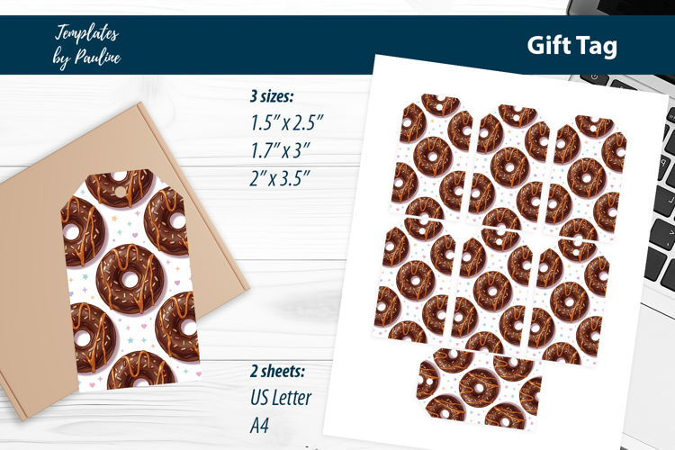 Bakery Packaging Tags Printable Print and Cut