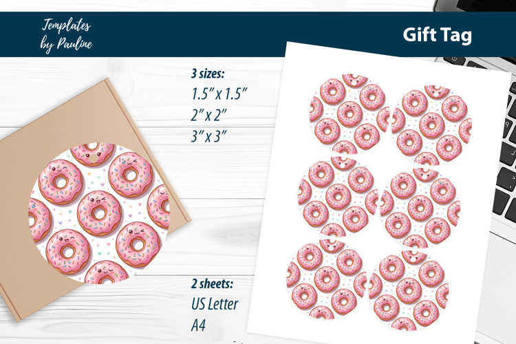 Donut Back to School Gift Tags Printable