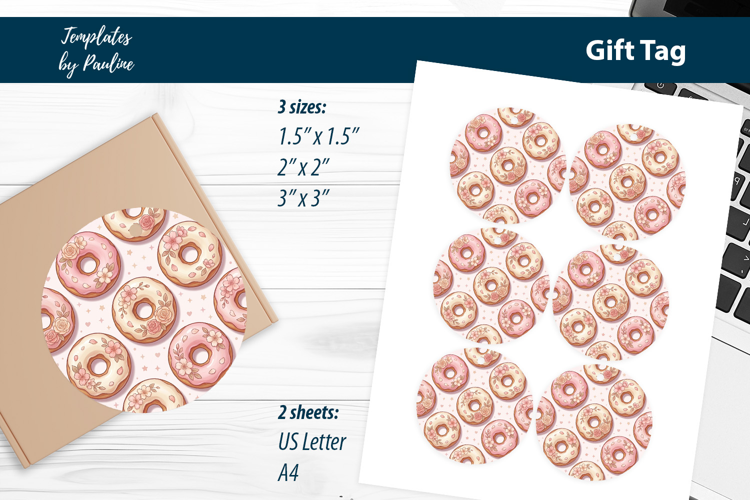 Donut Wedding Favor Tags Printable, Funny Donut Love Tags