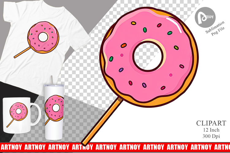 Donut Clipart Image 3