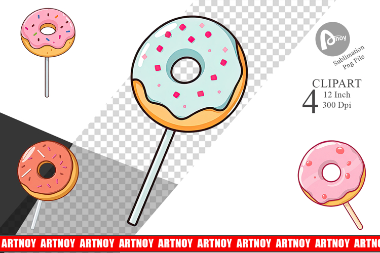 Donut Clipart Image 7
