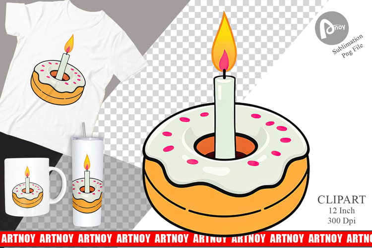 Donut Clipart Image 10