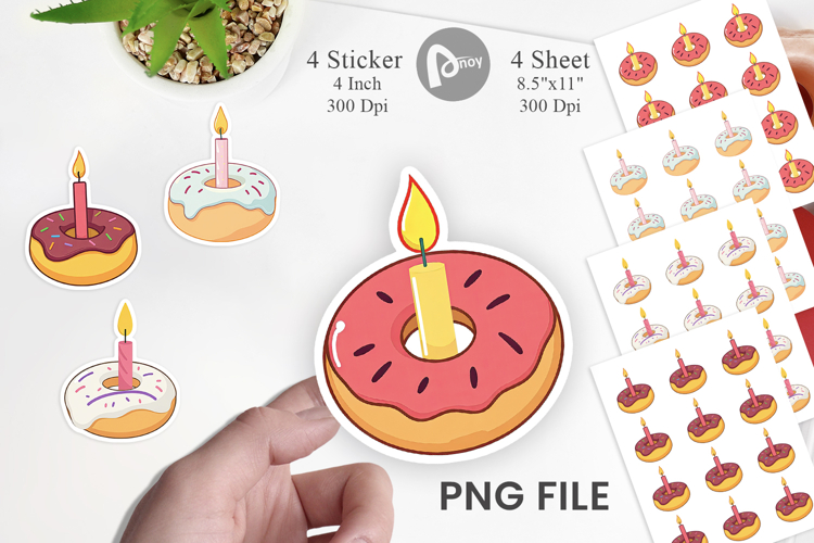 Donut Clipart Image 6