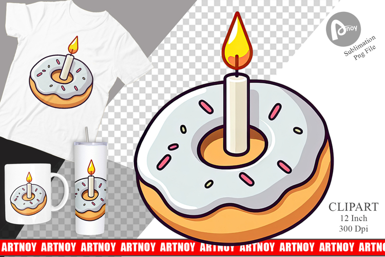 Donut Clipart Image 11