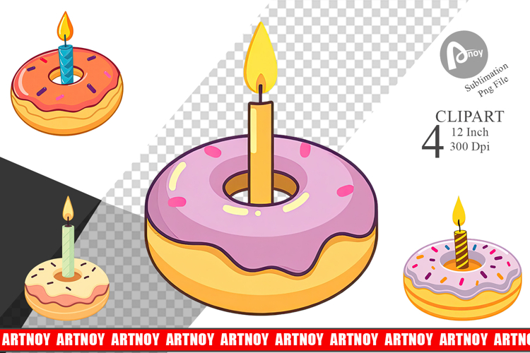 Donut Clipart Image 5