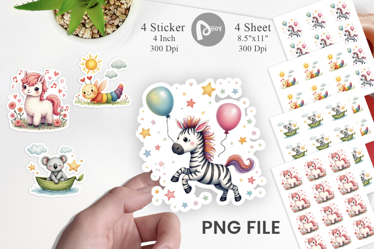 Doodle Dream Animals Sticker