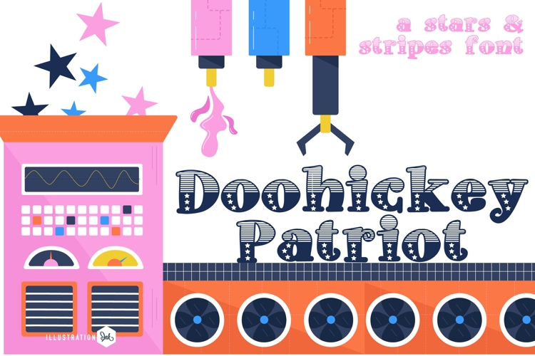 Doohickey Patriot Font Family example image 1