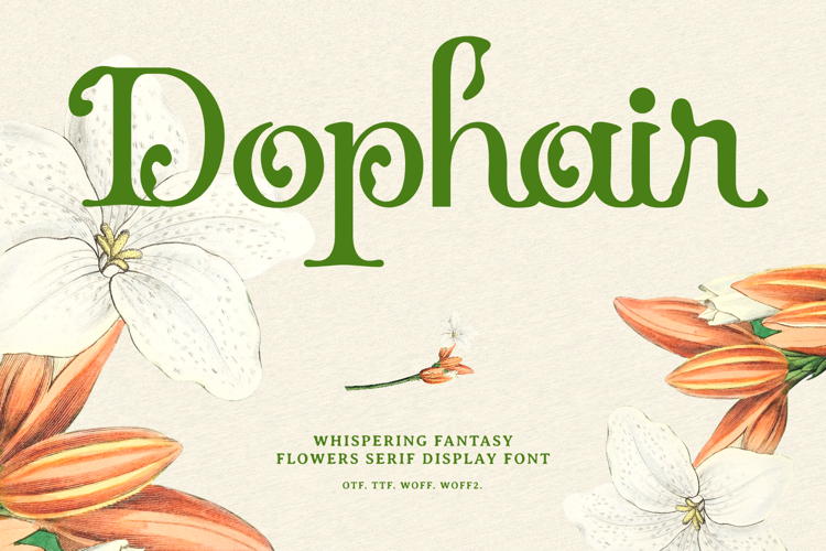 Dophair - Fantasy Serif Display Font