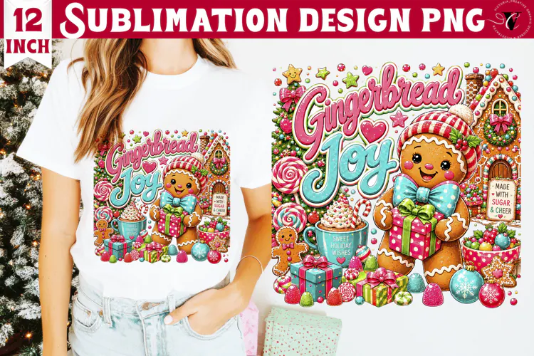 Dopamine Christmas sublimation | Pink Holiday Shirt Design