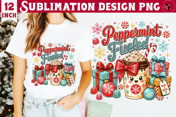 Dopamine Christmas sublimation | Pink Holiday Shirt Design