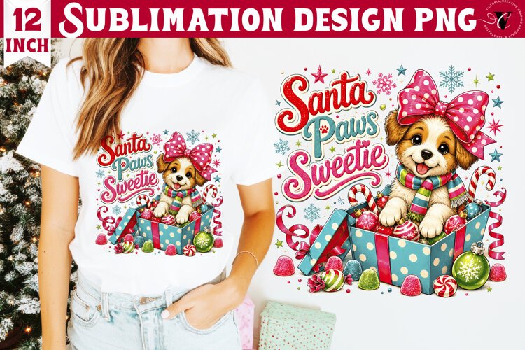 Dopamine Christmas sublimation | Pink Holiday Shirt Design example image 1