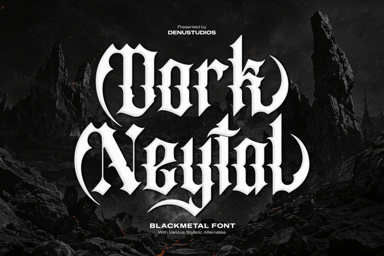 Dork Neytal | Black Metal Font