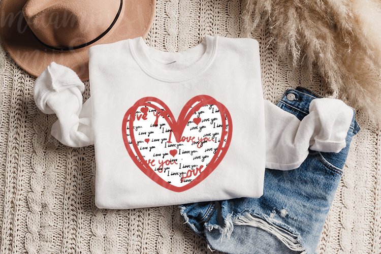 Red Heart Valentine PNG for Love Designs, Romantic Clipart