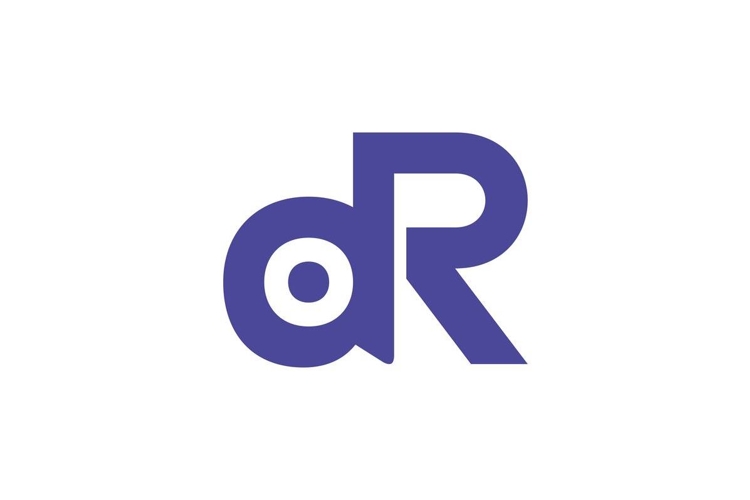 DR Logo design. DR
