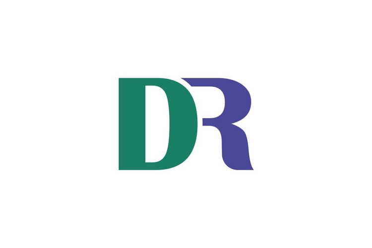 DR Logo design. DR