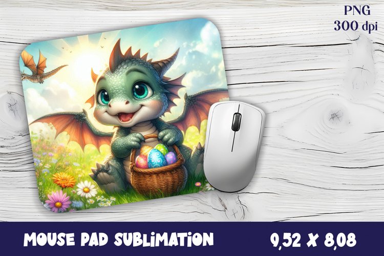 Dragon Mouse Pad Design | Mouse Pad Sublimation PNG