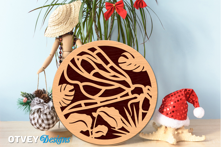 Dragon Fly Ornament wall Decor Lasercut