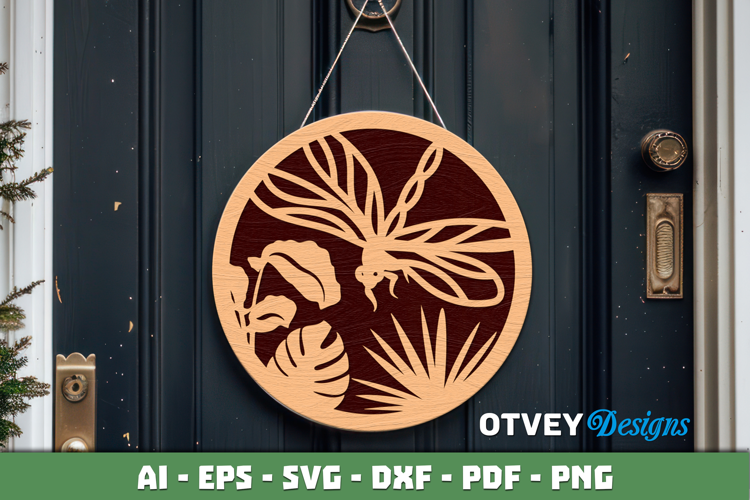 Dragon Fly Ornament wall Decor Lasercut