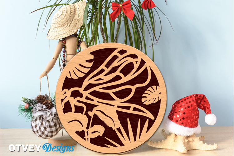 Dragon Fly Ornament wall Decor Lasercut