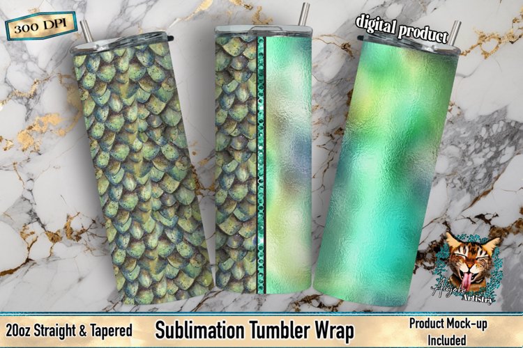Dragon Sublimation, Scale sublimation, Tumbler wrap
