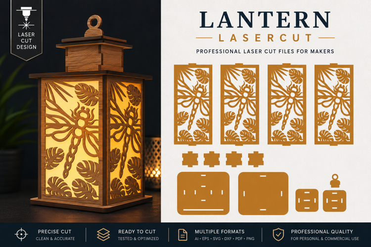 Dragonfly Lantern Lasercut