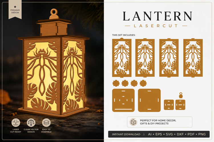 Dragonfly Lantern Lasercut