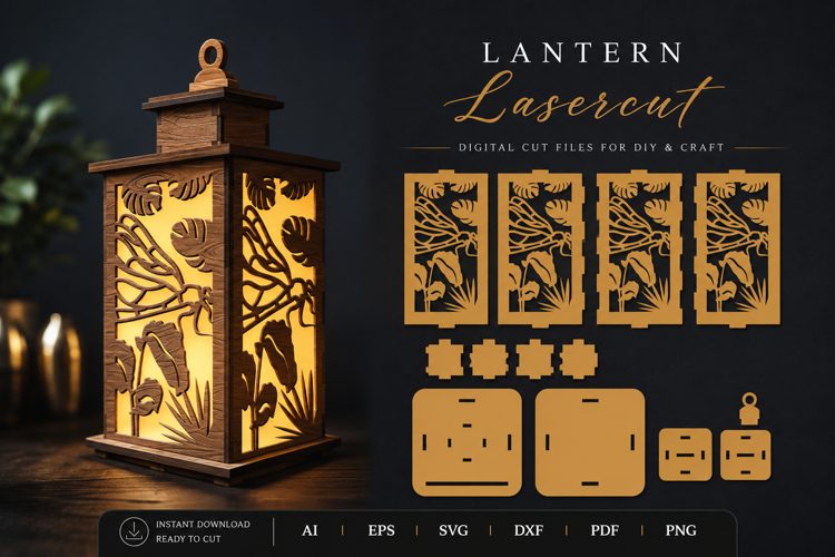 Dragonfly Lantern Lasercut