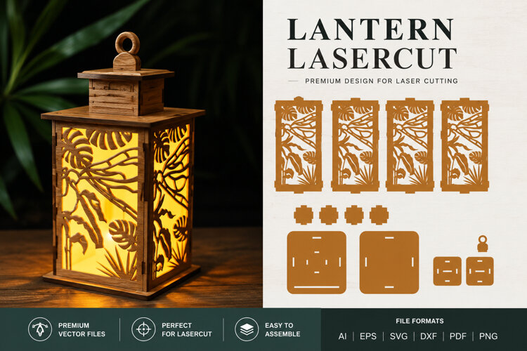 Dragonfly Lantern Lasercut example image 1